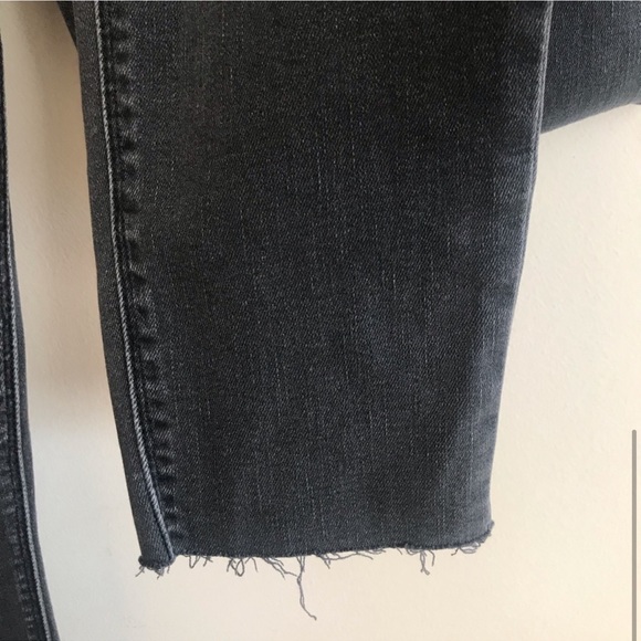 NEW NWT Hudson Jeans Natalie Mid Rise Super Skinny Ankle Jeans Faded Black Sz 31 - Picture 6 of 14